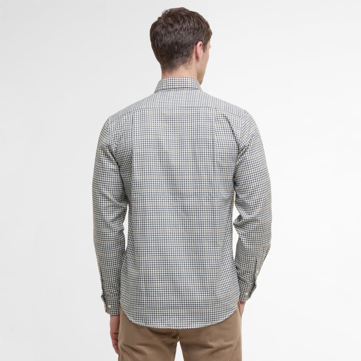 Barbour Henderson Thermo Weave Regular Fit Men's Shirt | Whisper White