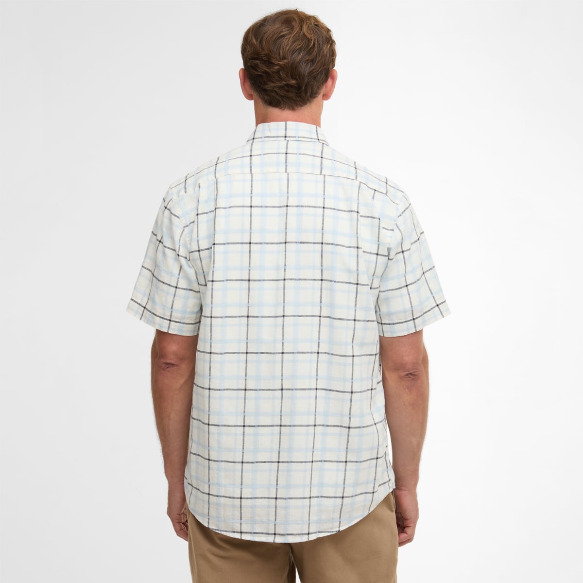 Barbour Glover Short-Sleeved Regular Fit Men's Shirt | Heritage Blue