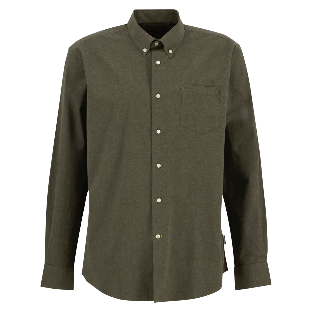 Barbour Aukside Long-Sleeve Regular Fit Men's Shirt | Olive Marl