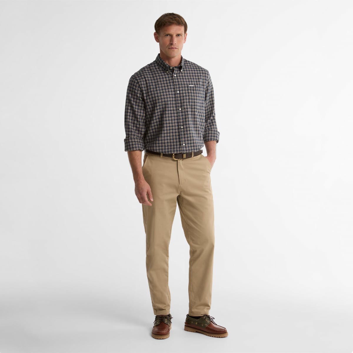 Barbour Cliff Regular Fit Men's Shirt | Navy