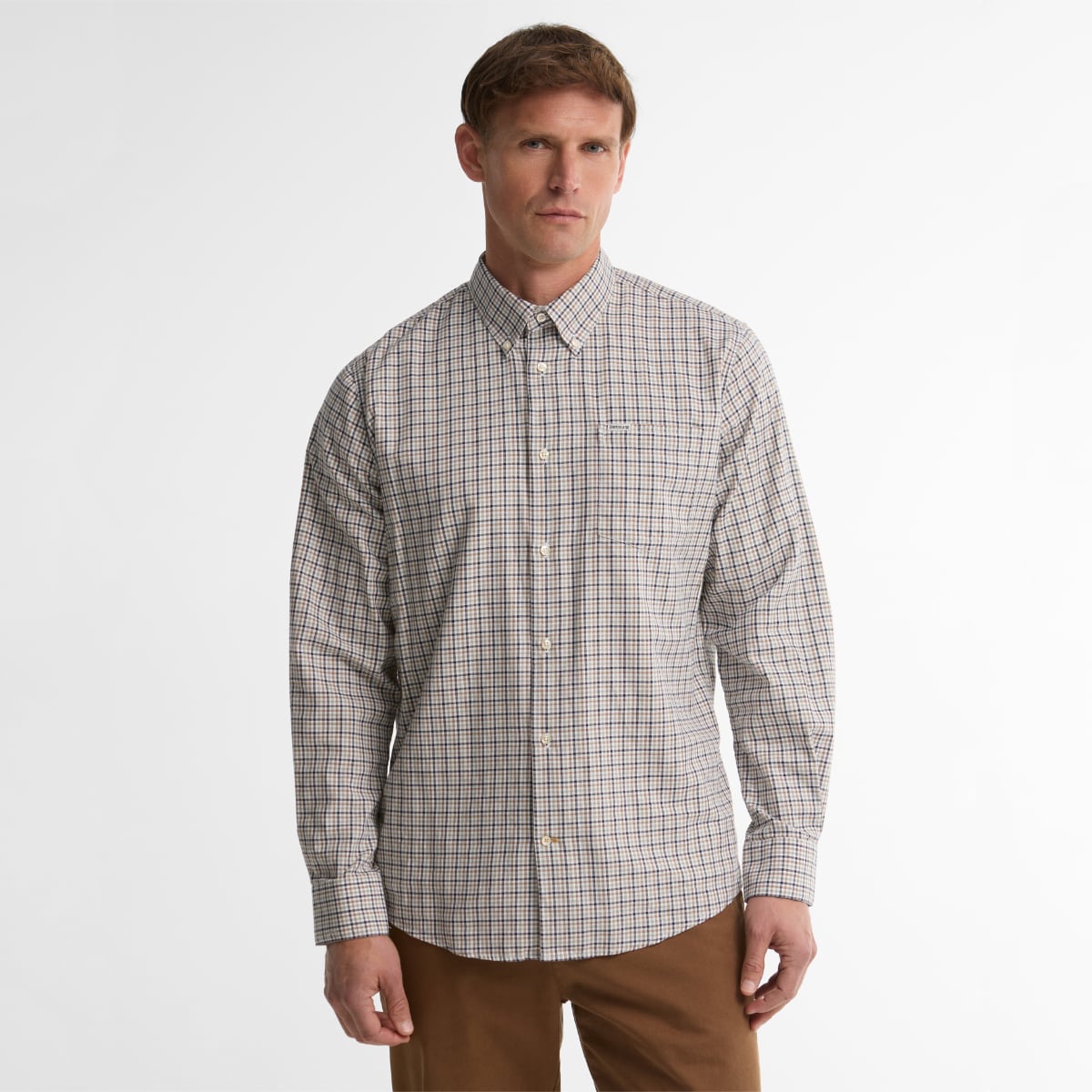 Barbour Farmtown Regular Fit Men's Shirt | Navy
