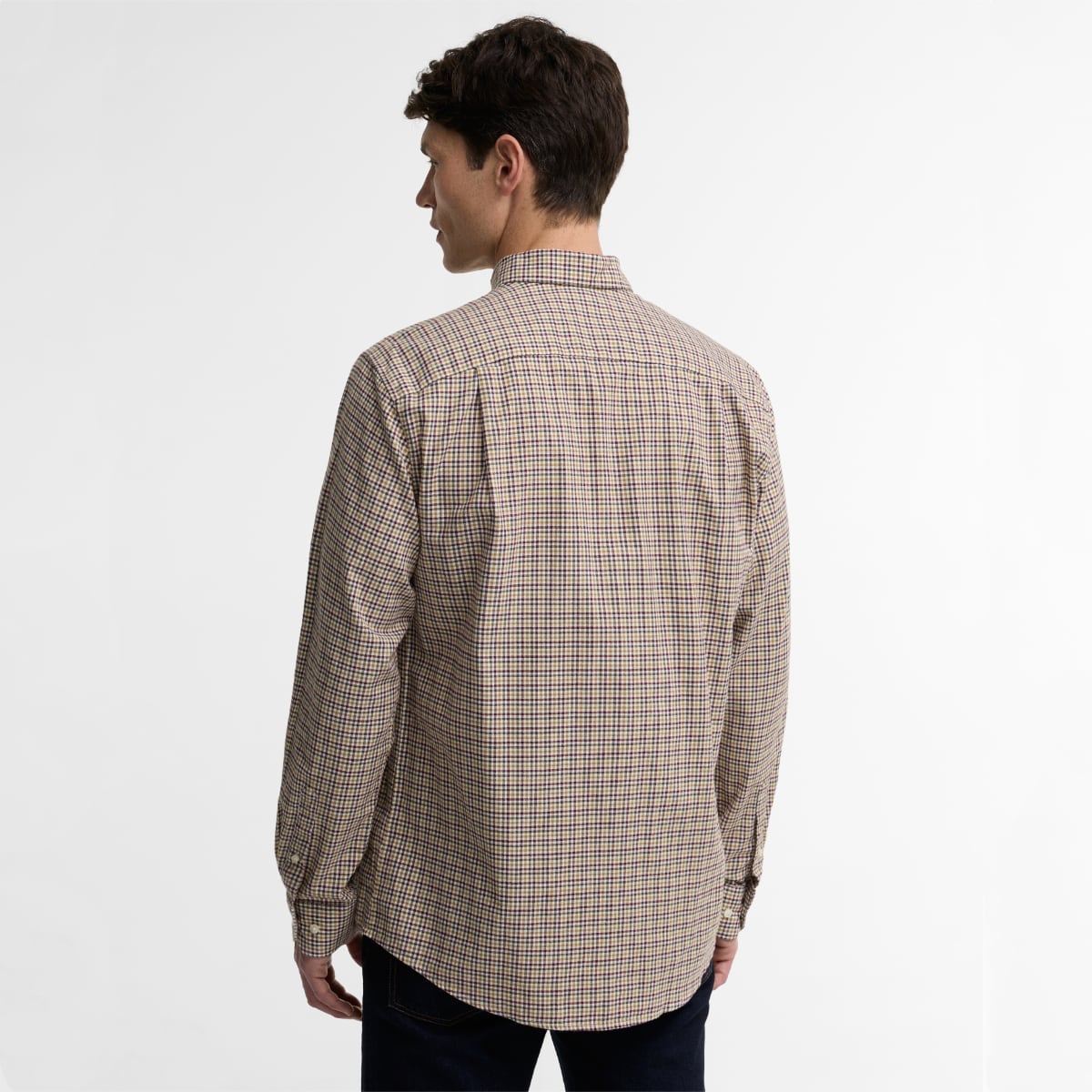 Barbour Farmtown Regular Fit Men's Shirt | Dark Bordeaux