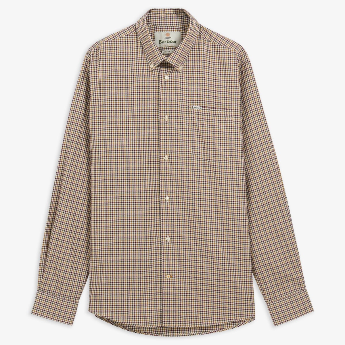 Barbour Farmtown Regular Fit Men's Shirt | Dark Bordeaux