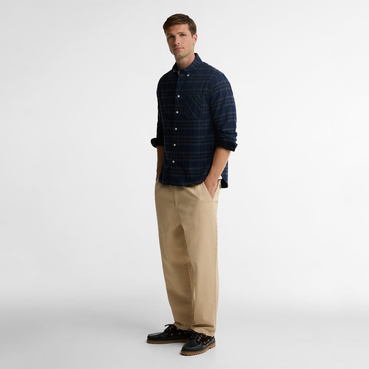 Barbour Mineral Authentic Fit Men's Shirt | Midnight Loch