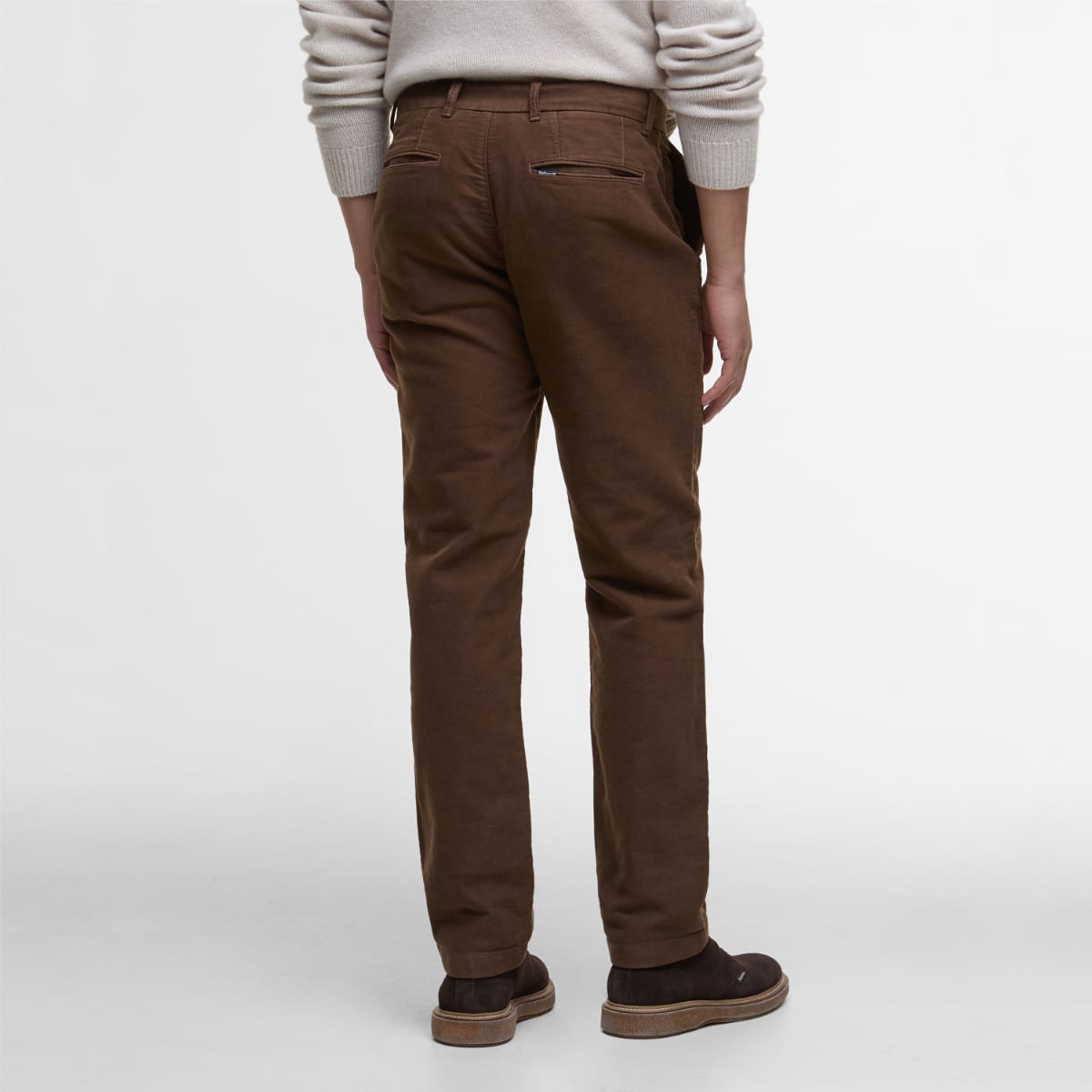 Barbour Moleskin Tailored Men's Trousers | Dark Sand