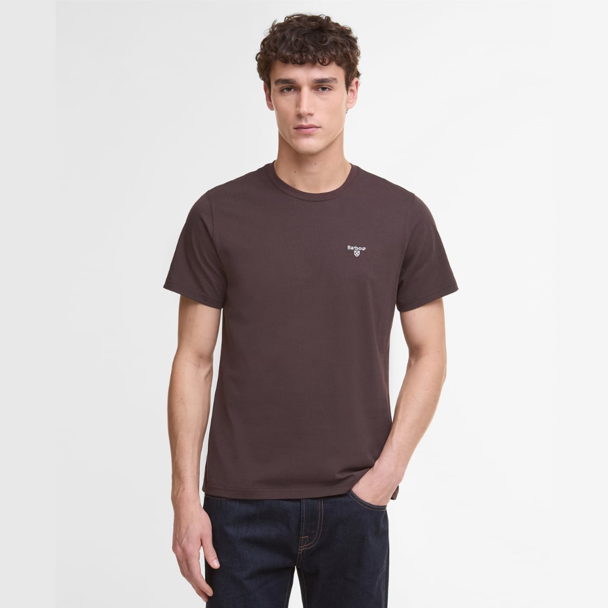Barbour Men's Sports T-Shirt | Dark Oak