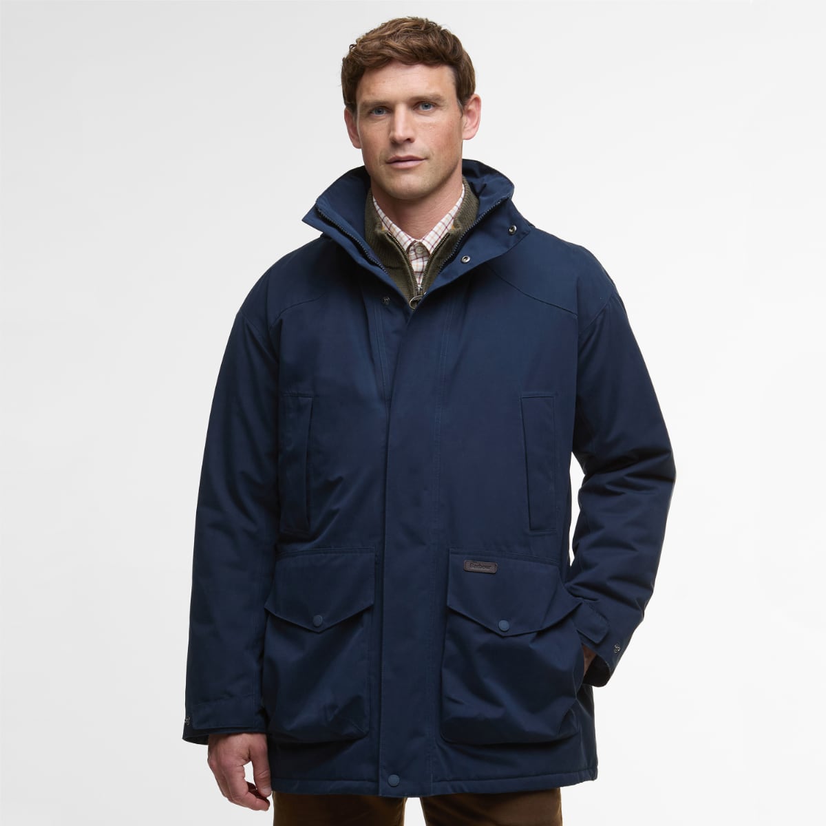 Barbour Farlam Waterproof Men's Jacket | Navy