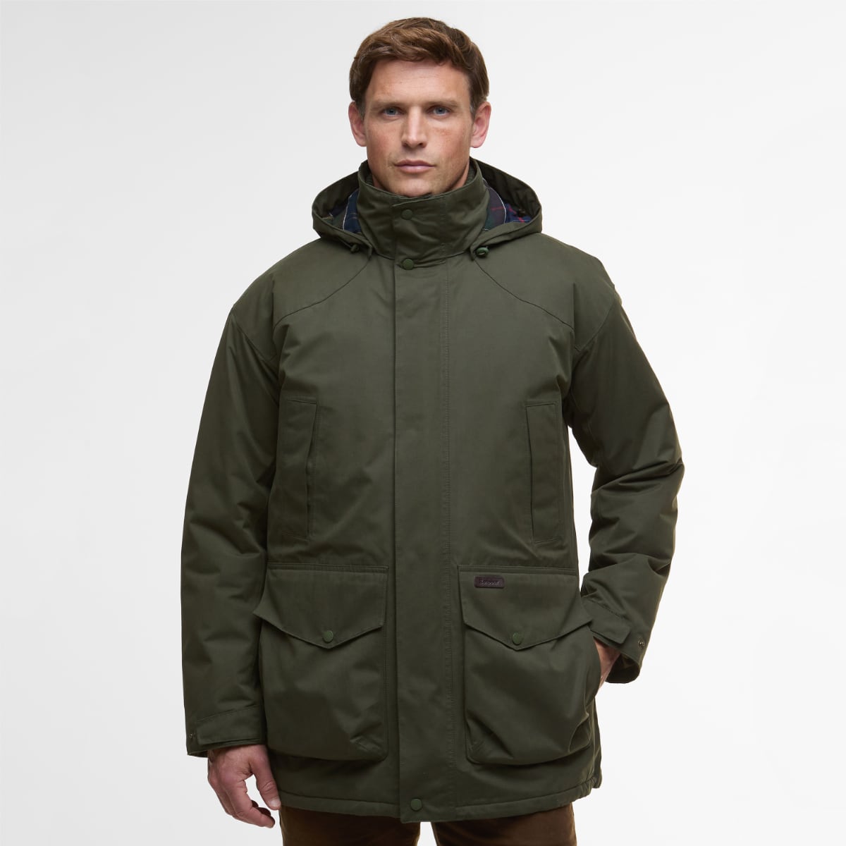 Barbour Farlam Waterproof Men's Jacket | Olive