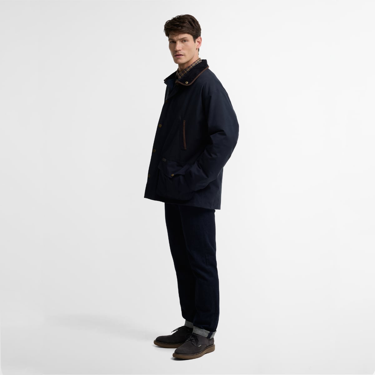 Barbour Bromfield Waterproof Men's Jacket | Dark Navy