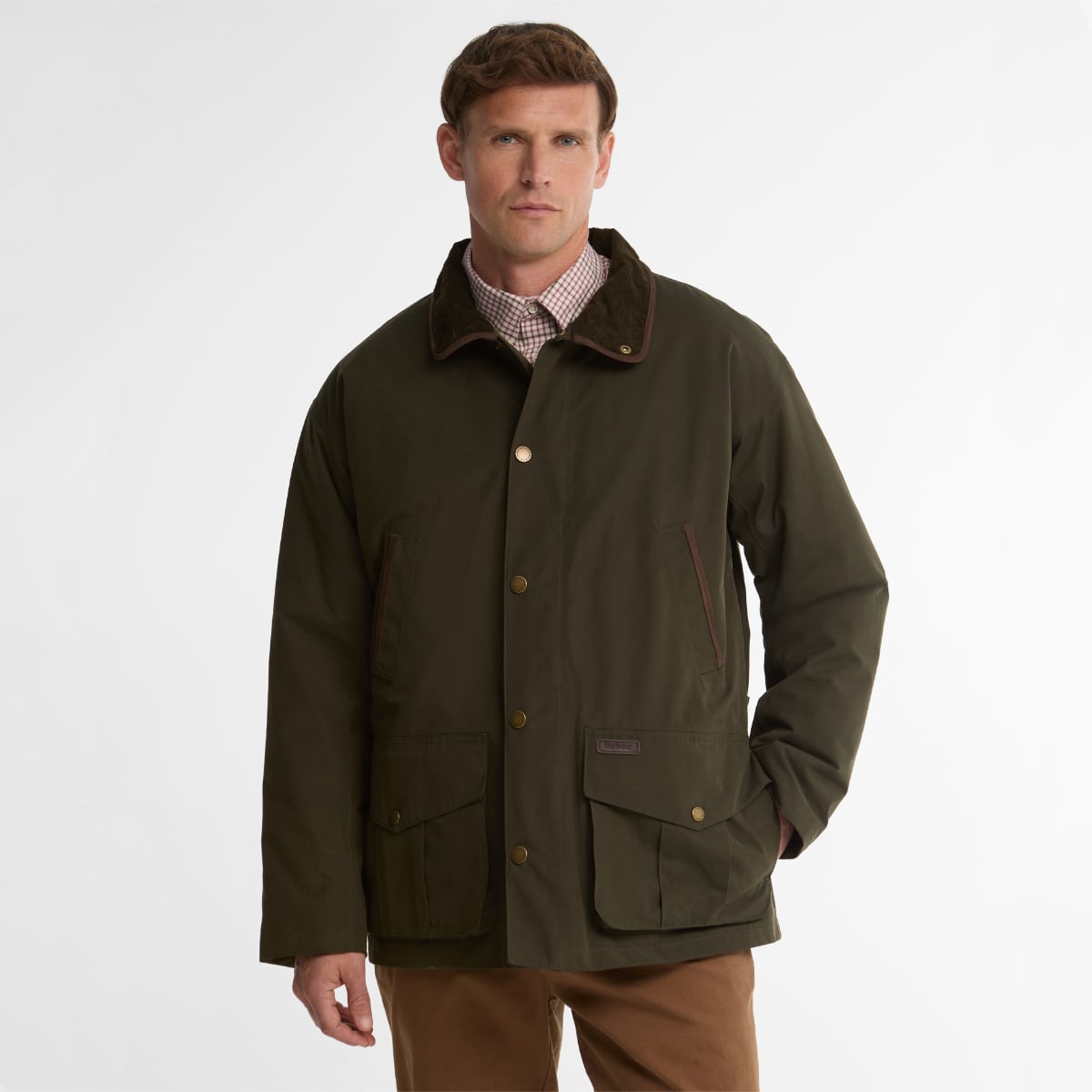 Barbour Bromfield Waterproof Men's Jacket | Dark Olive