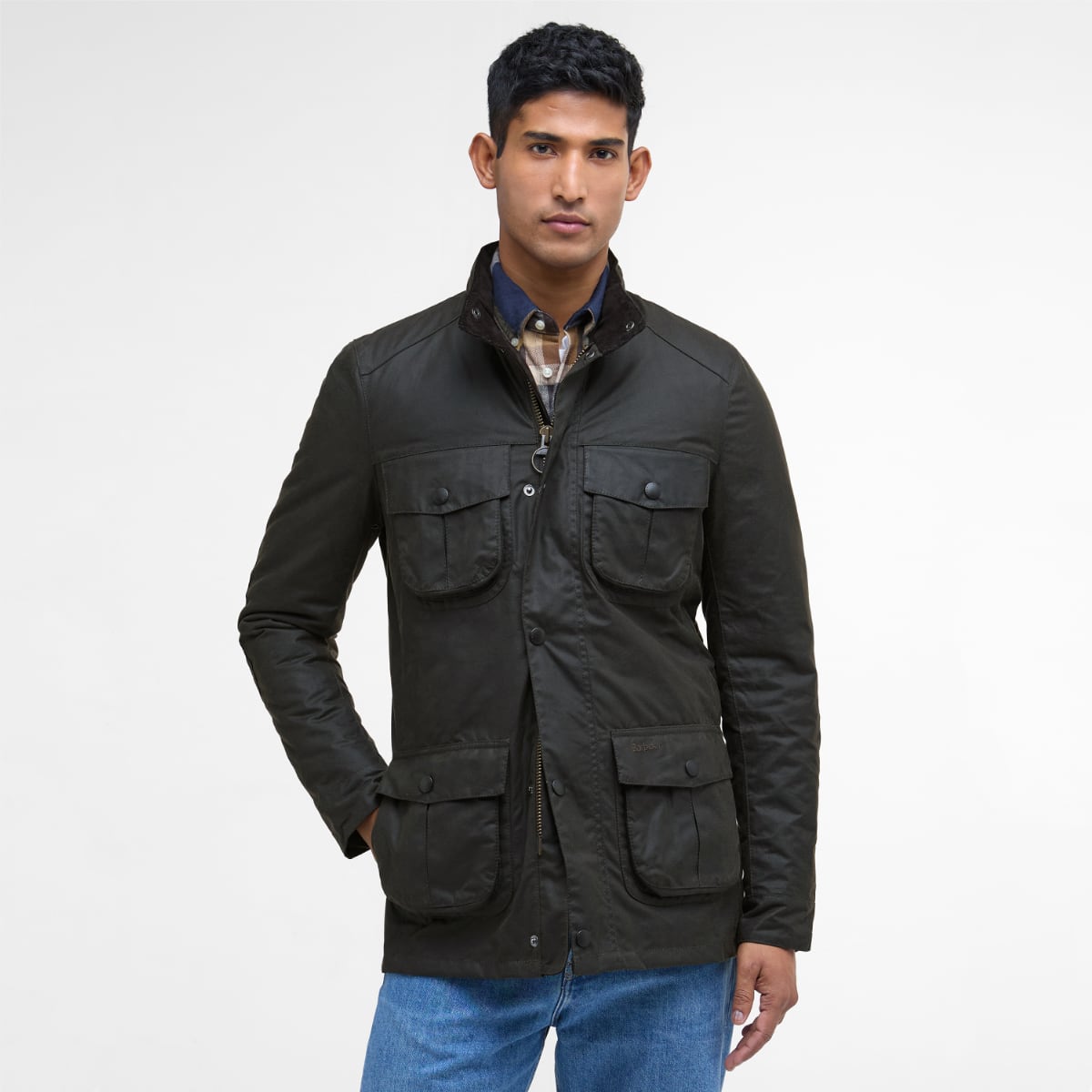 Barbour Corbridge Men's Waxed Jacket | Olive