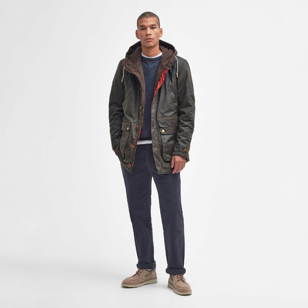 Barbour Game Parka Men's Waxed Jacket | Olive