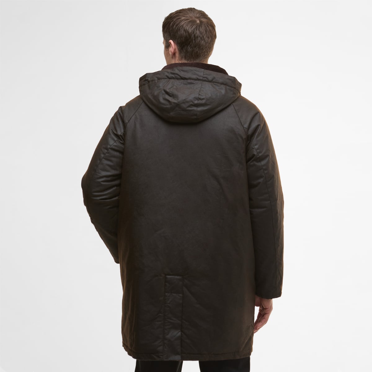 Barbour Beaudale Trench Men's Waxed Jacket | Dark Brown