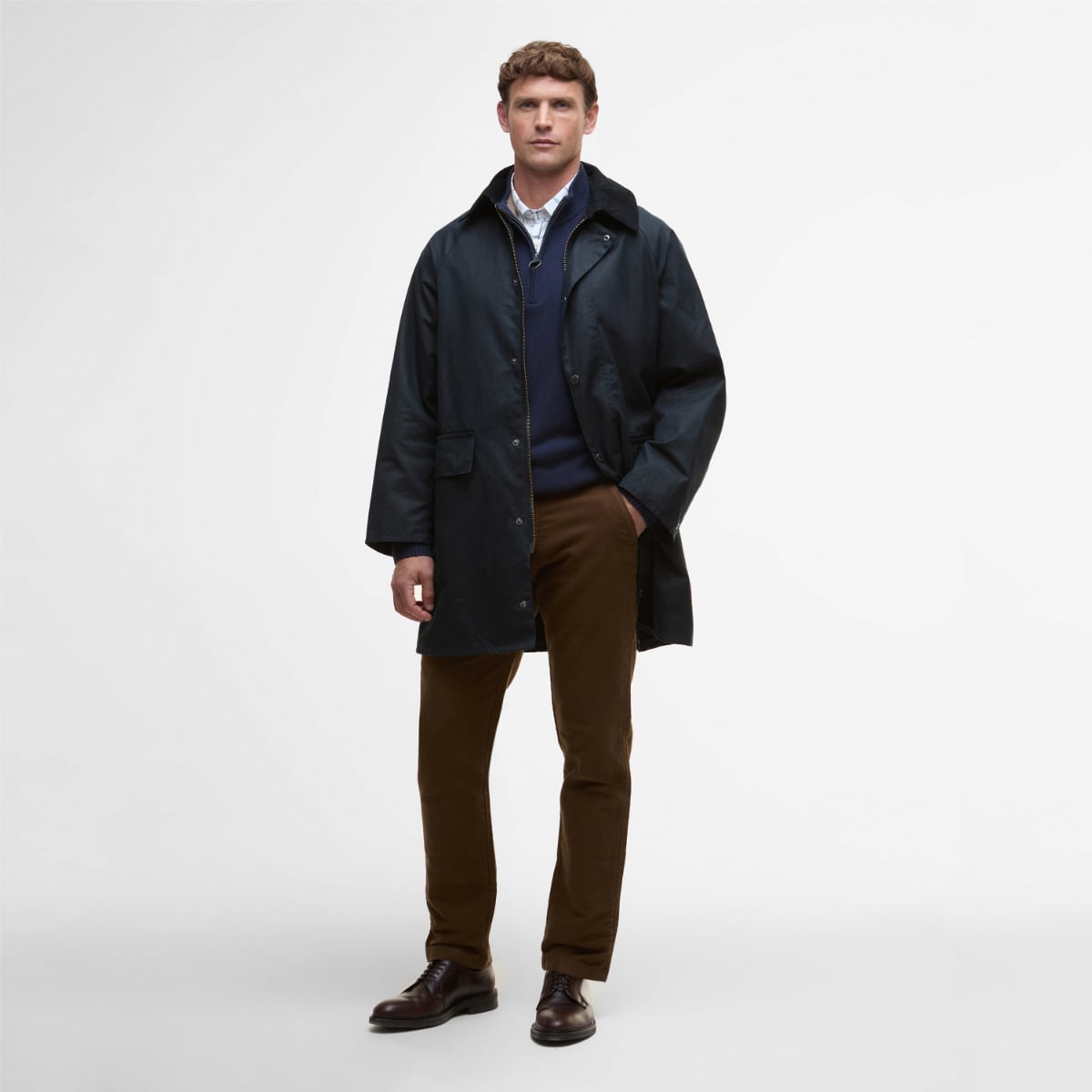 Barbour Country Mac Men's Waxed Jacket | Navy