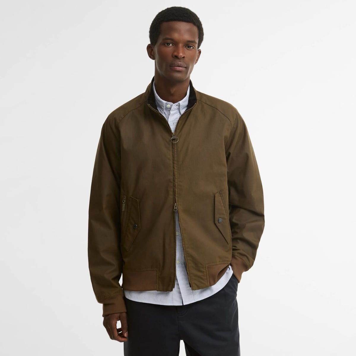 Barbour Chelsea Blouson Men's Waxed Jacket | Brown