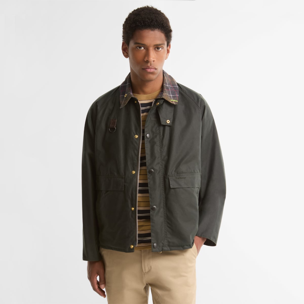 Barbour Icons Spey Men's Waxed Jacket | Sage