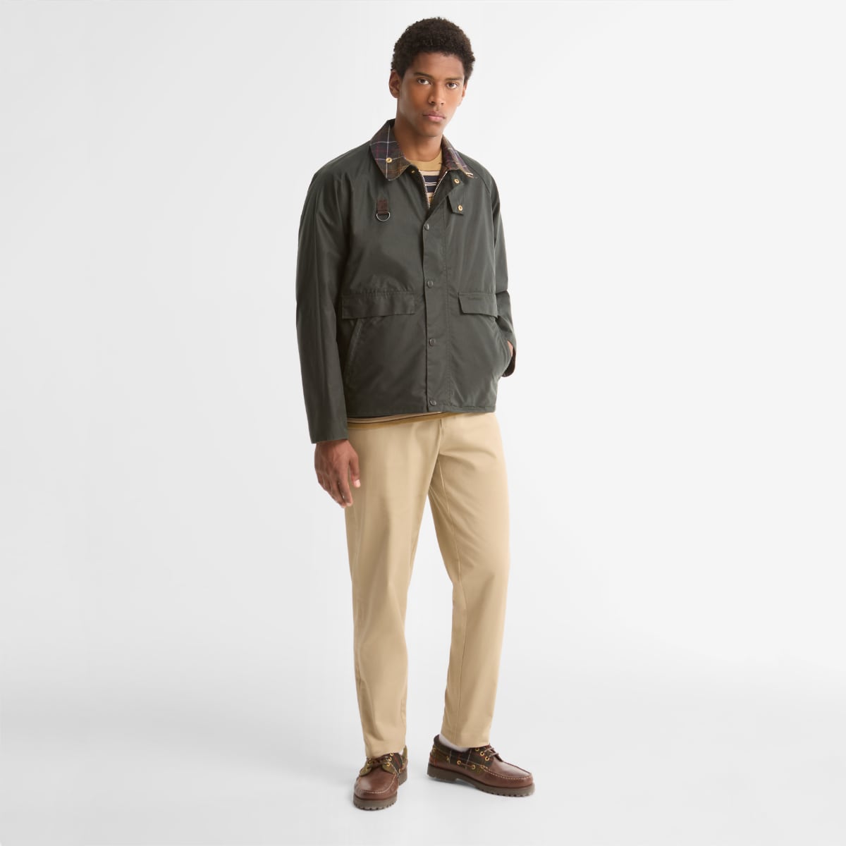 Barbour Icons Spey Men's Waxed Jacket | Sage