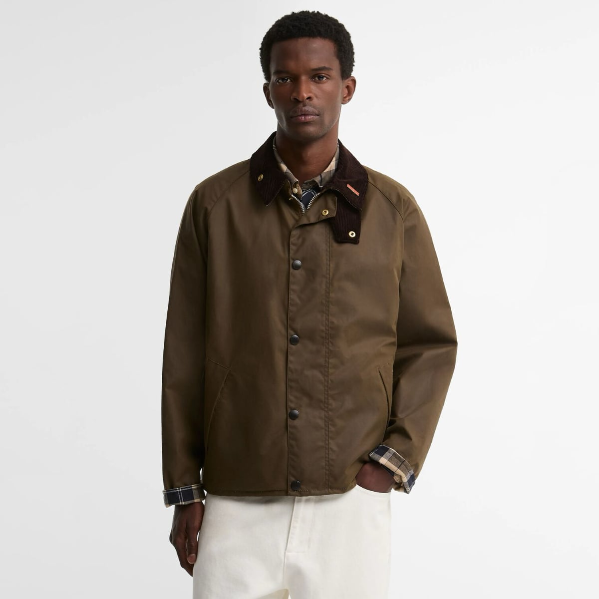 Barbour Transport Men's Waxed Jacket | Brown