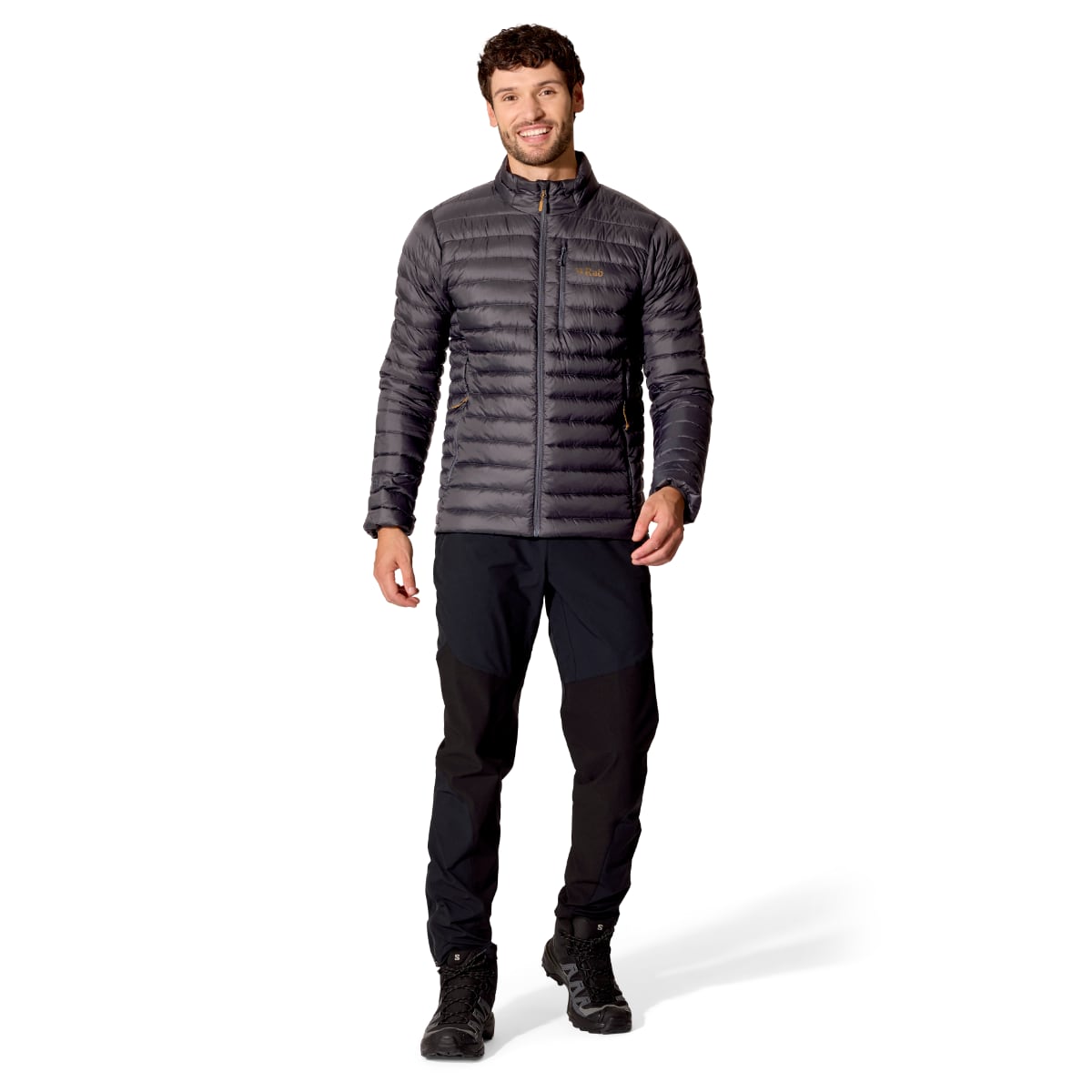 Rab Men's Microlight Down Jacket | Anthracite