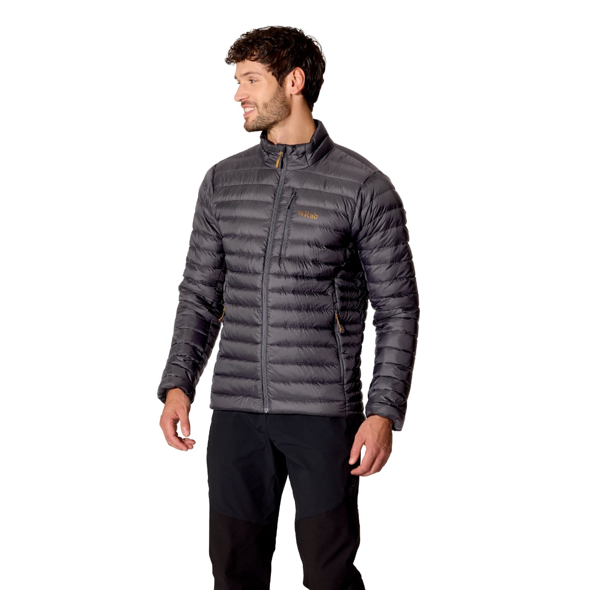Rab Men's Microlight Down Jacket | Anthracite