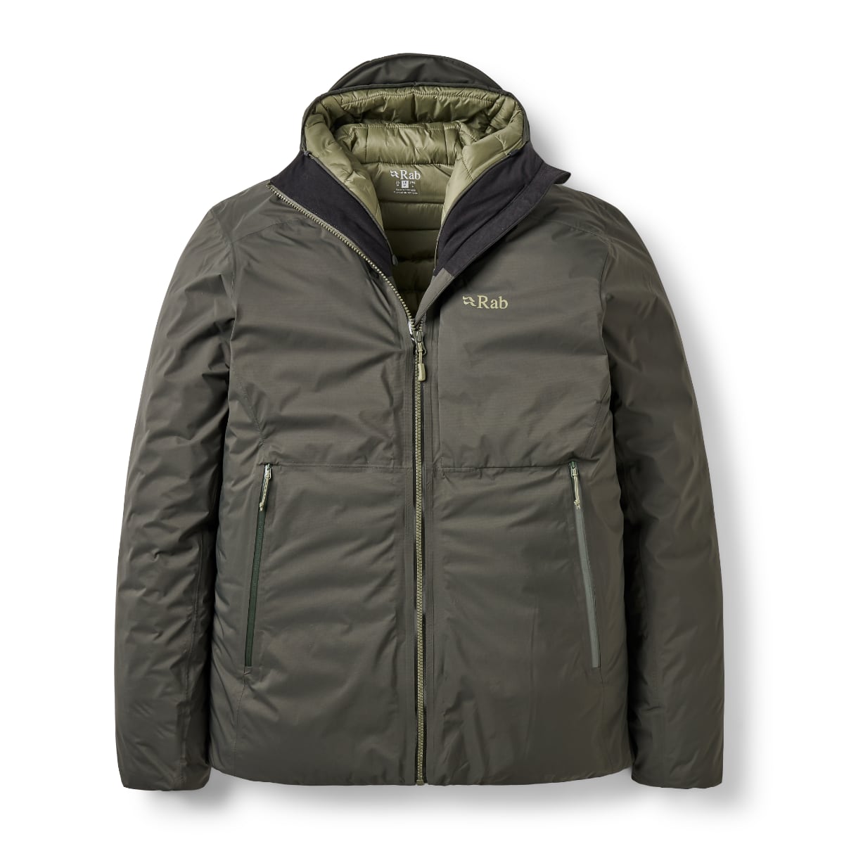 Rab Microlight Shield Waterproof Down Men's Jacket | Dark Army (Copy)