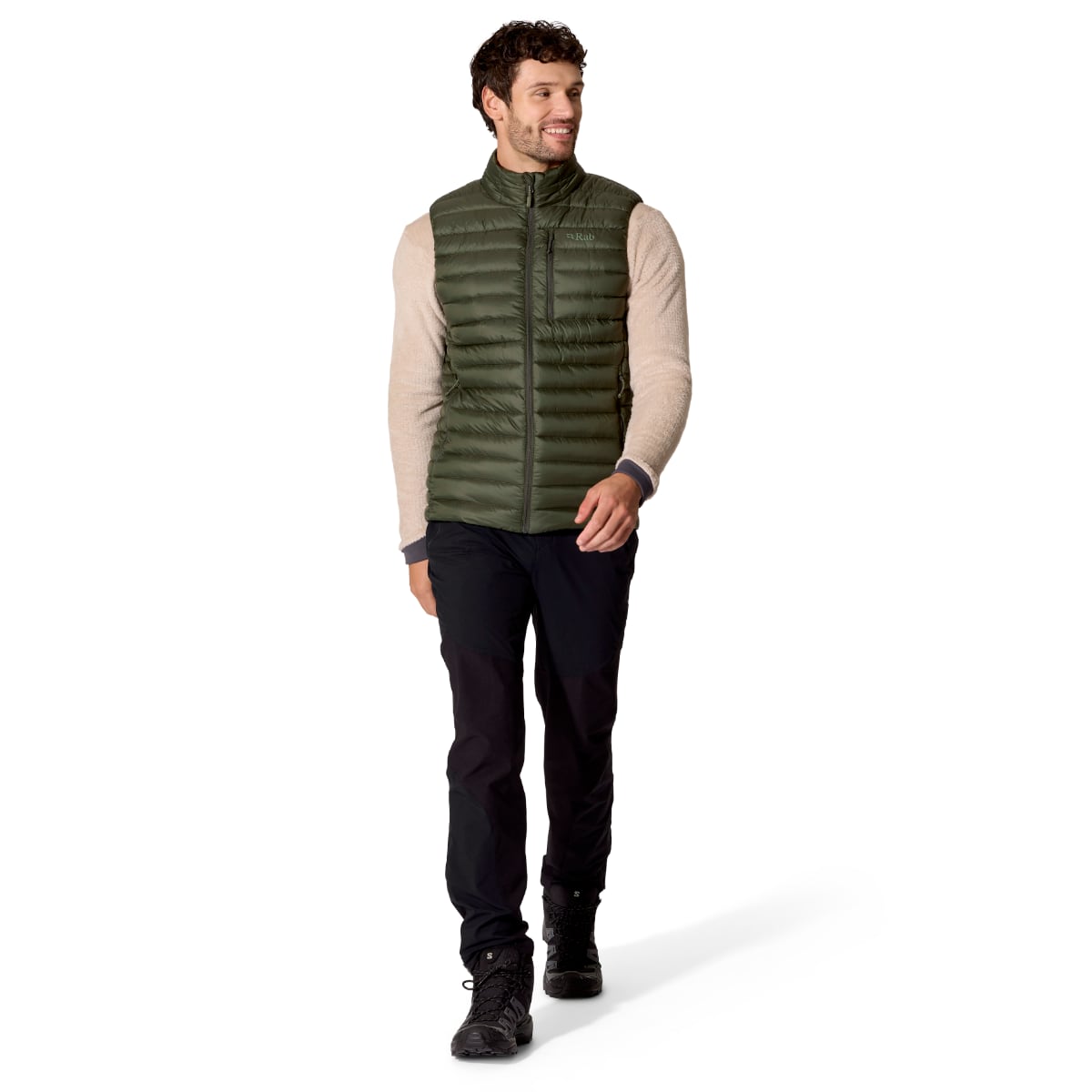 Rab Microlight Down Men's Vest | Army