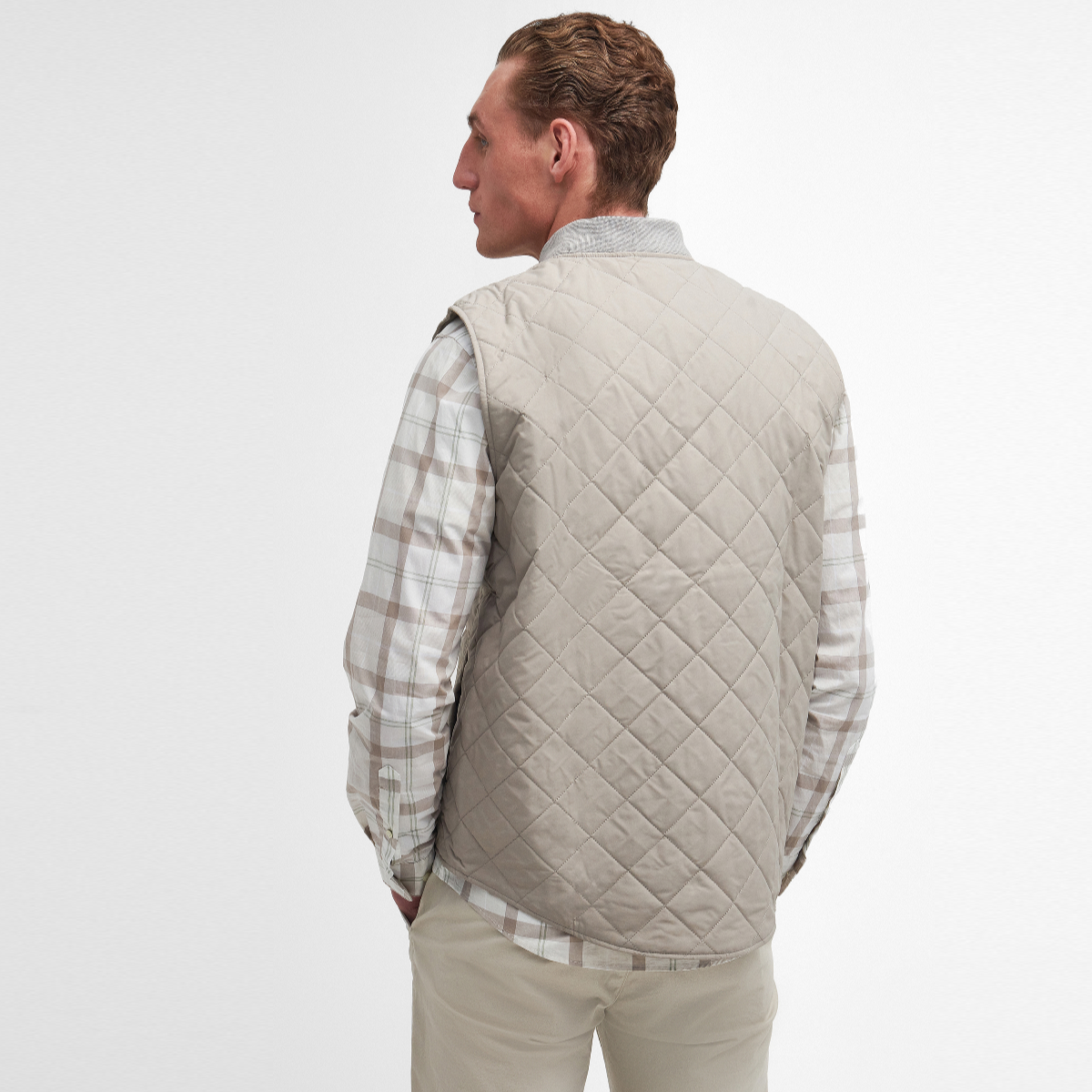 Barbour Orton Quilted Men's Gilet | Concrete