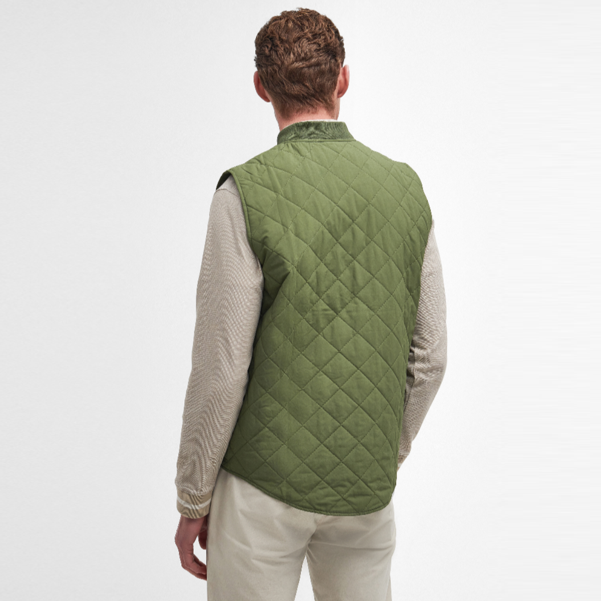 Barbour Orton Quilted Men's Gilet | Palm Leaf