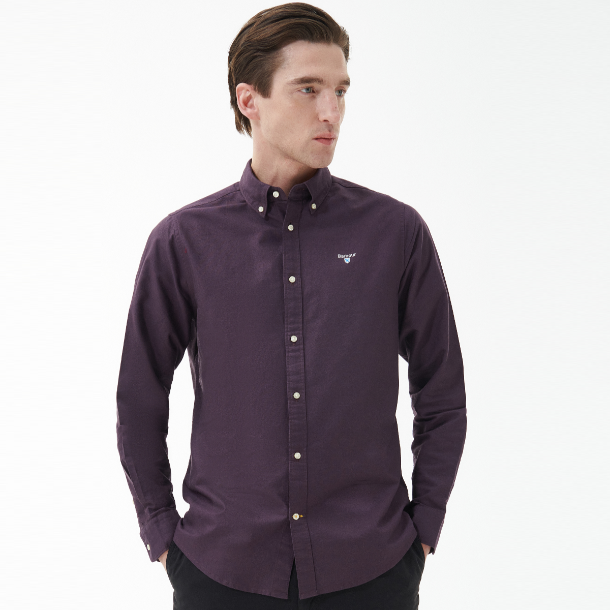 Barbour Oxtown Tailored Fit Men's Shirt | Fig