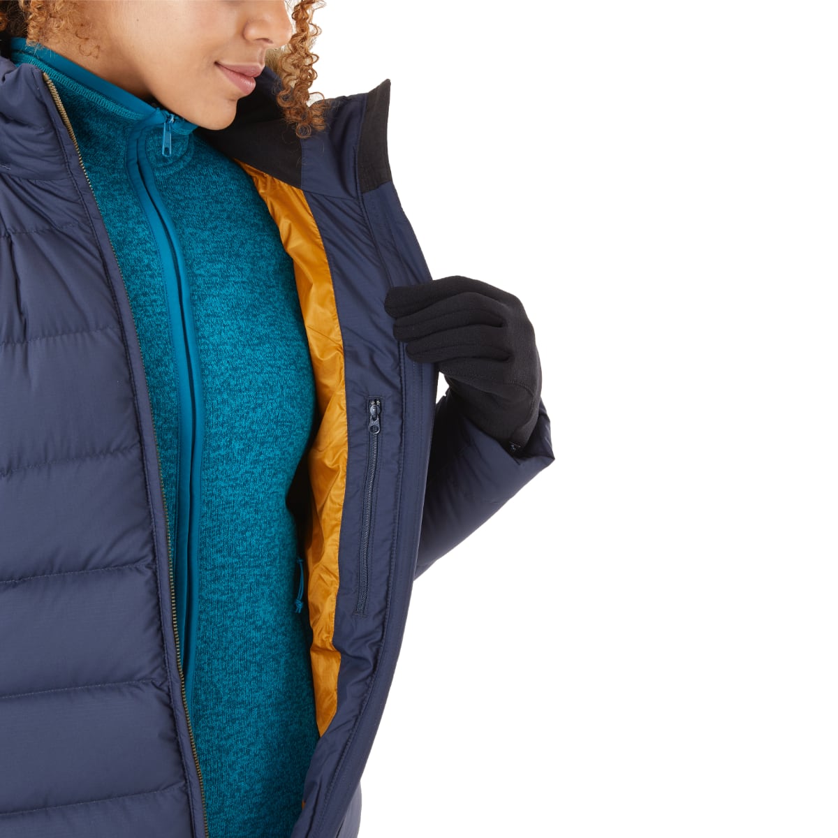 Rab Deep Cover Parka Insulated Women's Jacket | Deep Denim