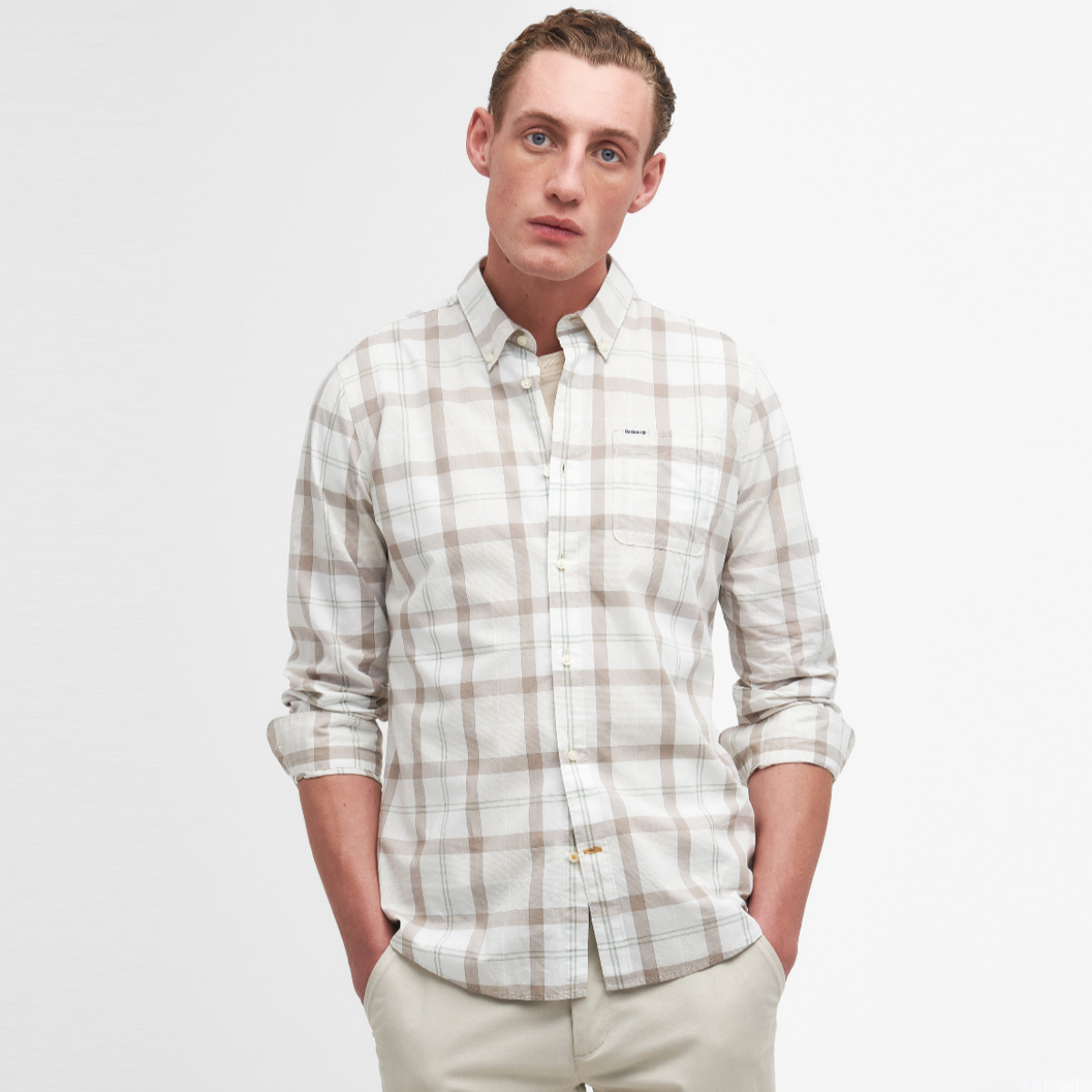 Barbour Rawley Tailored Fit Men's Shirt | Saltmarsh Tartan