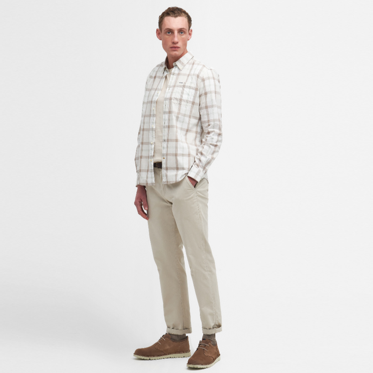 Barbour Rawley Tailored Fit Men's Shirt | Saltmarsh Tartan