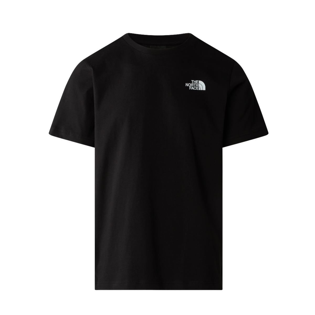 The North Face Redbox Men's T-Shirt | TNF Black (Summit Navy Lightning Print)