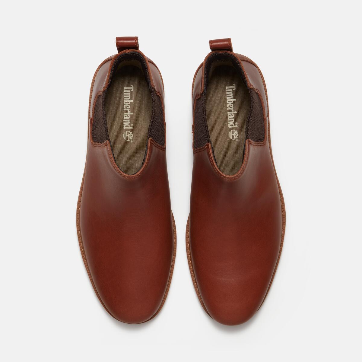 Timberland Stormbuck Mid Men's Chelsea Boots | Rust (Model  TB 0A42PGEM6)