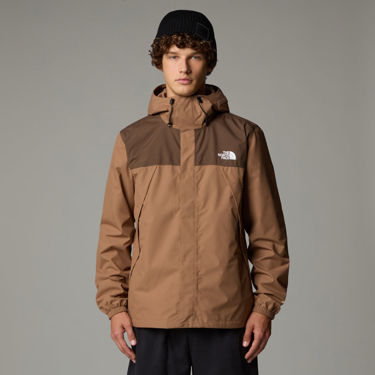 The North Face Antora Waterproof Men's Jacket | Latte-Smokey Brown