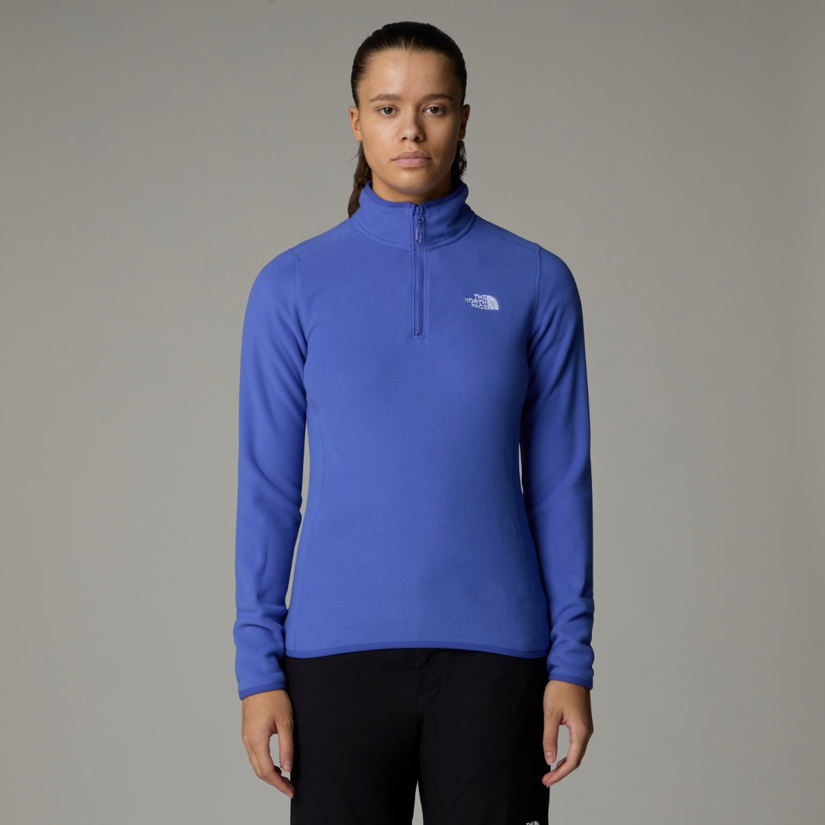 The North Face 100 Glacier 1/4 Zip Fleece Women's Jacket | Indigo Plum