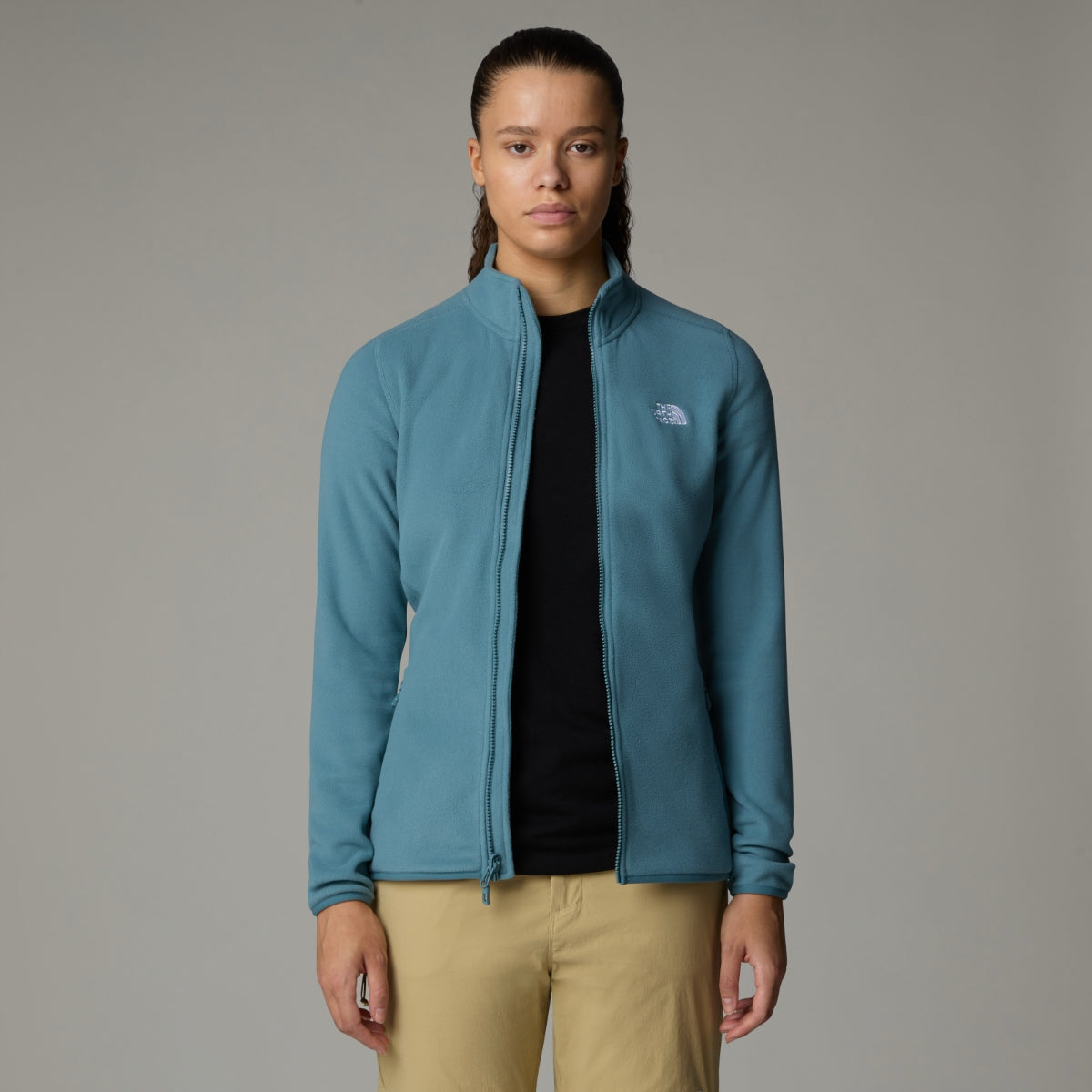 The North Face 100 Glacier Full Zip Fleece Women's Jacket | Stormy Blue
