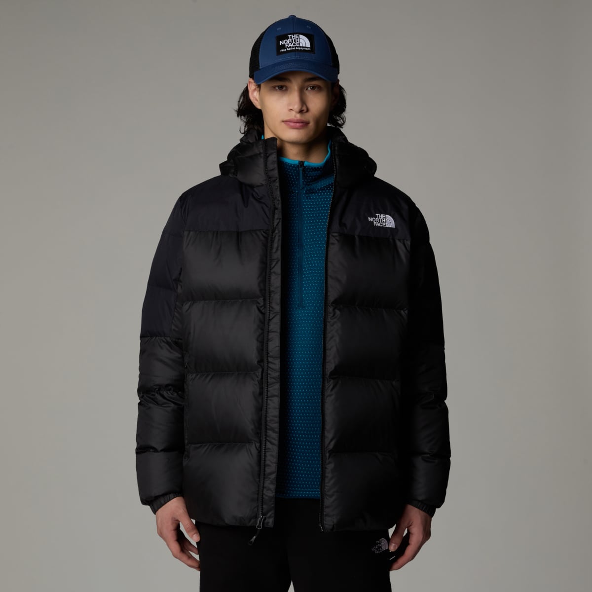 The North Face Diablo Down 2.0 Insulated Men's HOODIE Jacket | TNF Black Heather