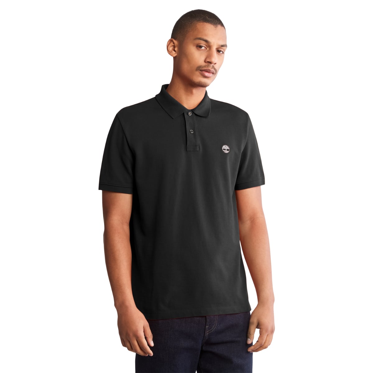 Timberland Millers River Piquet Men's Polo | Black