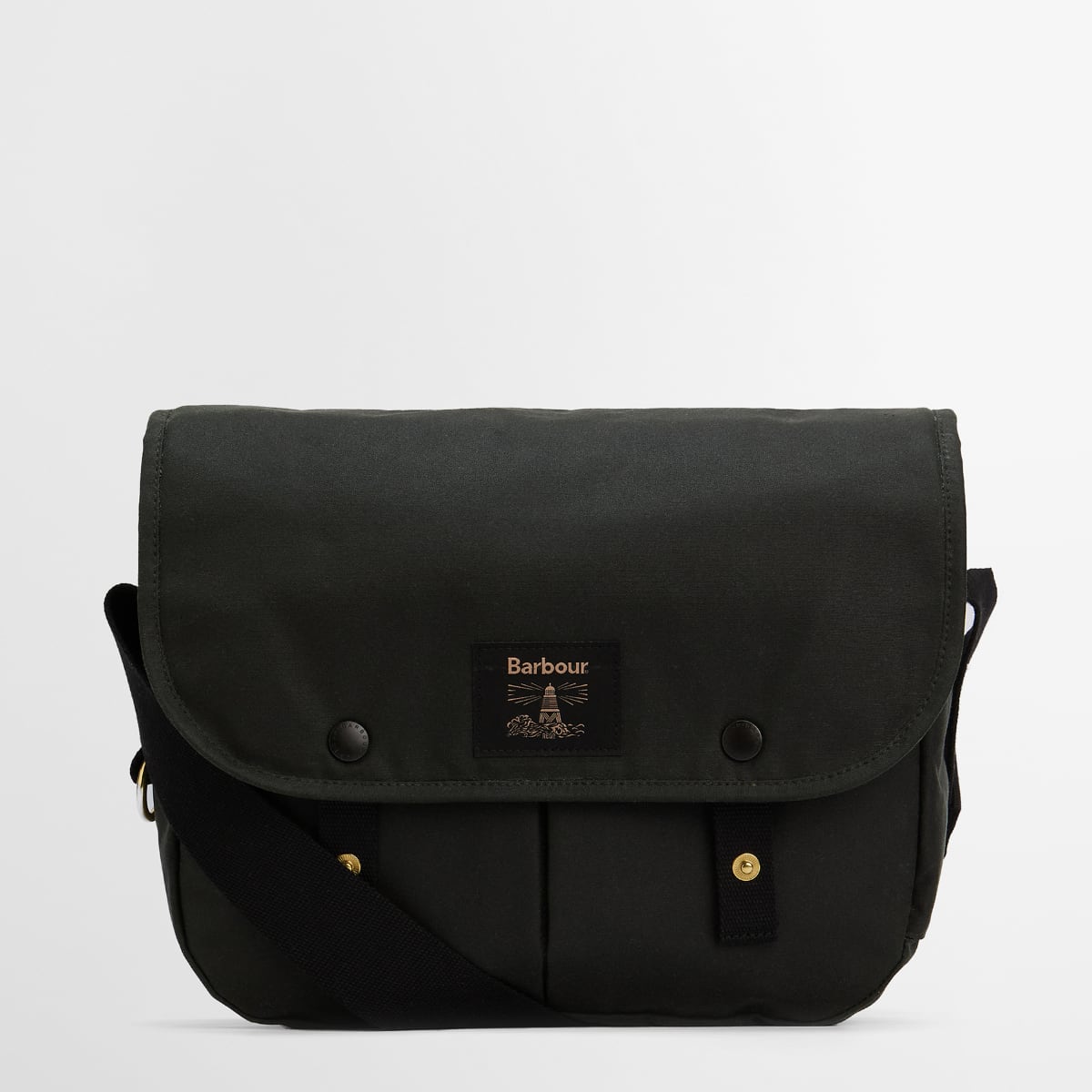 Barbour Field Waxed Riever Crossbody Bag | Sage