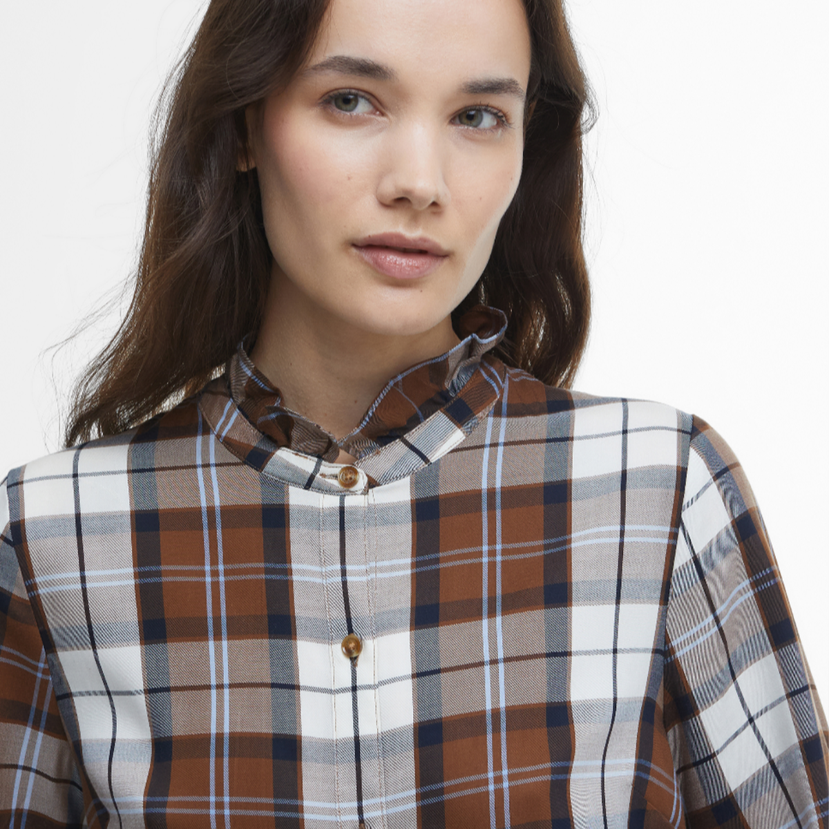 Plaid dress shirt womens cheap