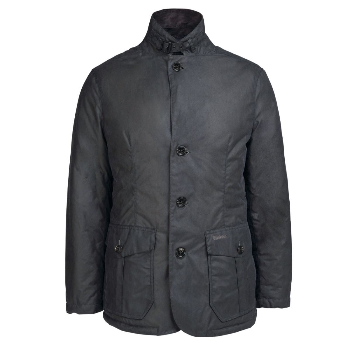 Barbour Winter Lutz Men's Waxed Jacket | Grey
