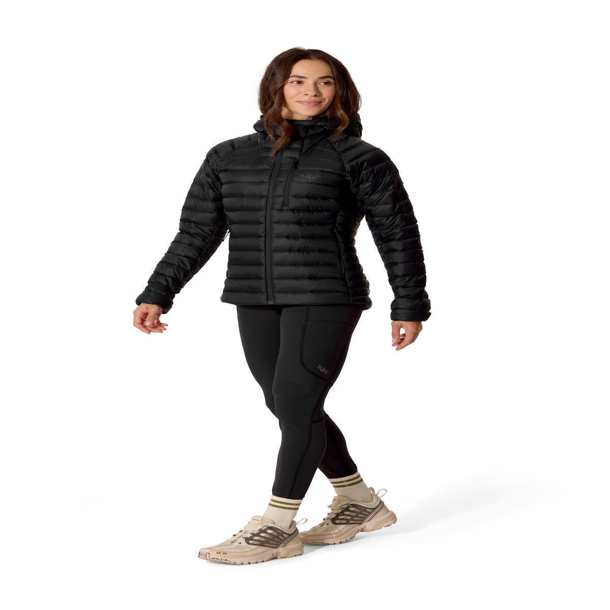 Rab Women's Microlight Alpine Down Jacket | Black