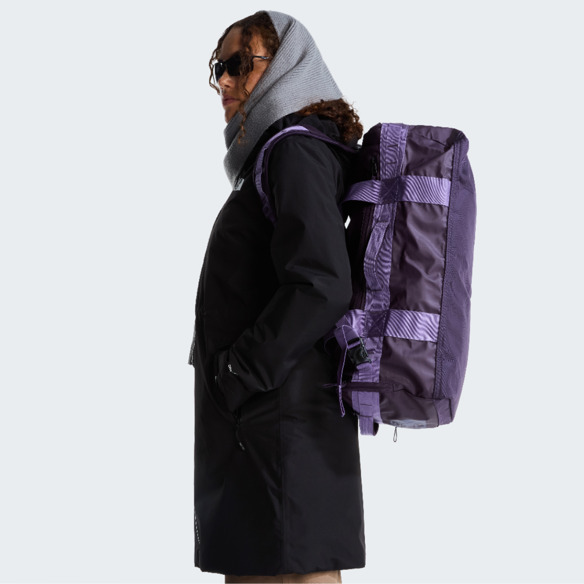 The North Face Base Camp VOYAGER Duffel 42L | Endless Dusk-Grounded Plum