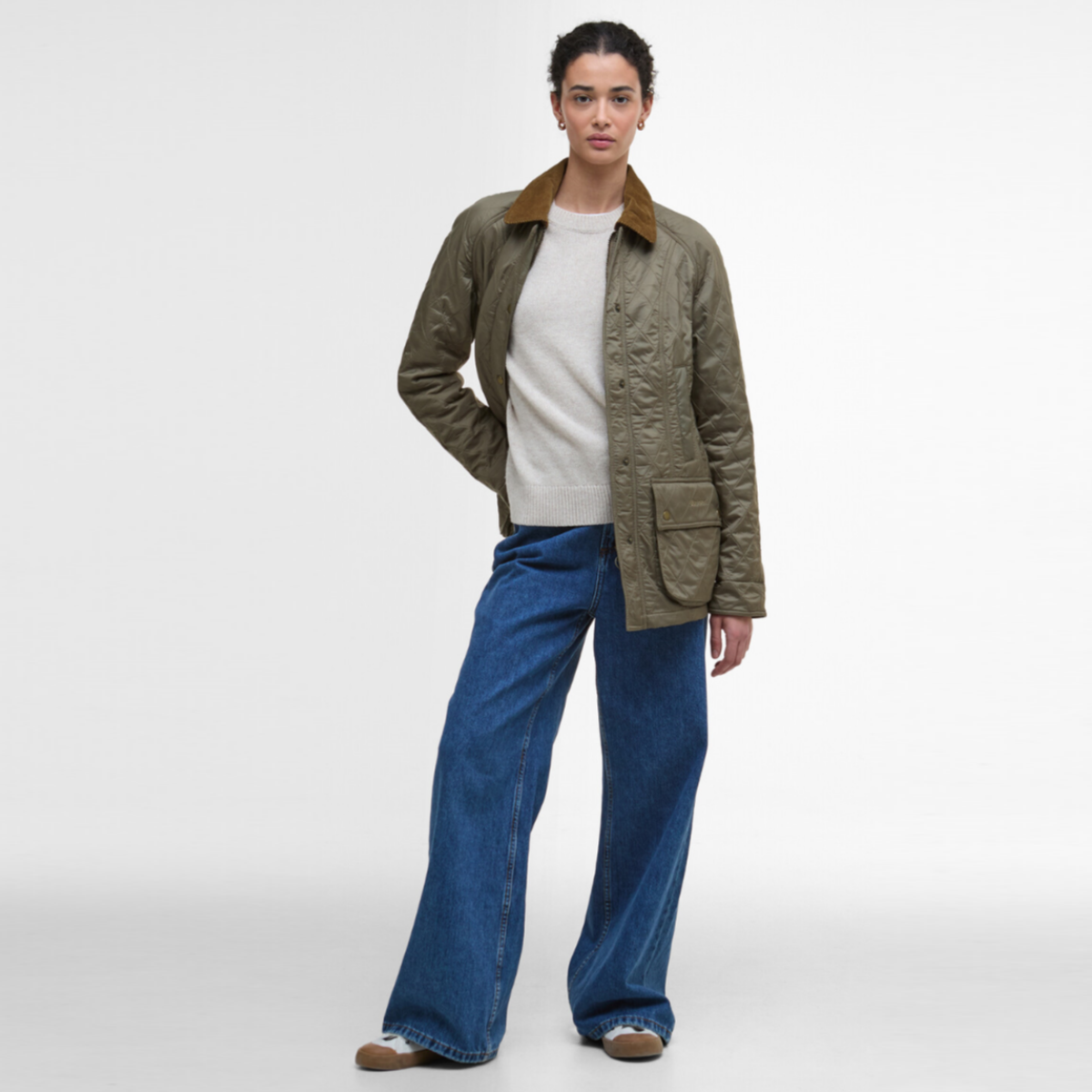 Barbour Beadnell Polarquilt Women's Jacket | Military Brown