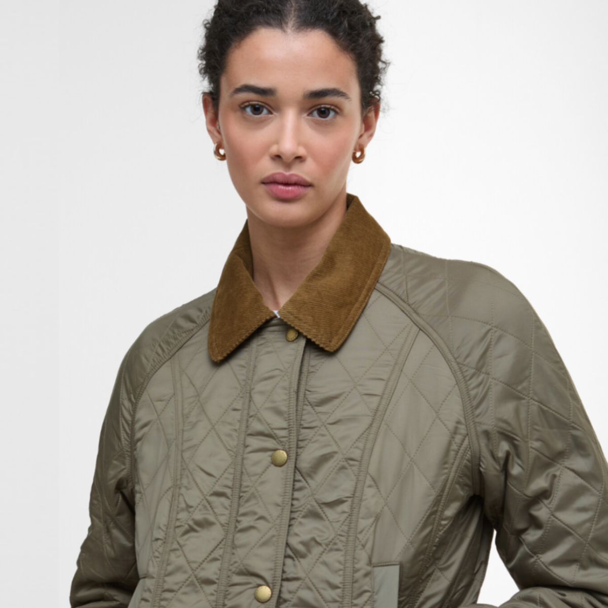 Barbour Beadnell Polarquilt Women's Jacket | Military Brown