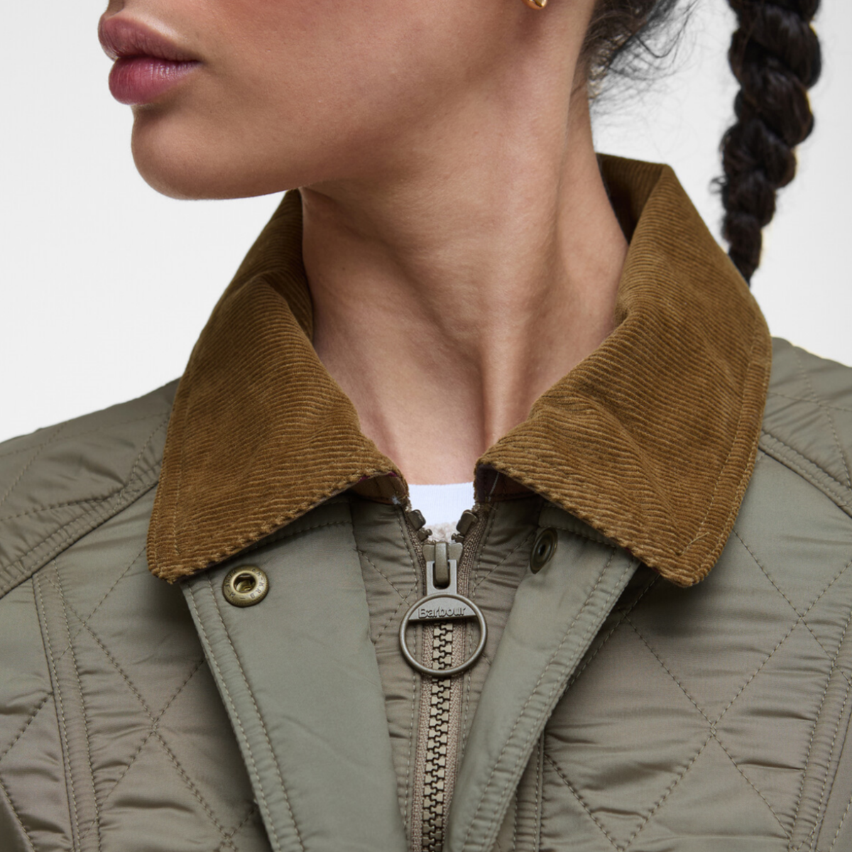 Barbour Beadnell Polarquilt Women's Jacket | Military Brown