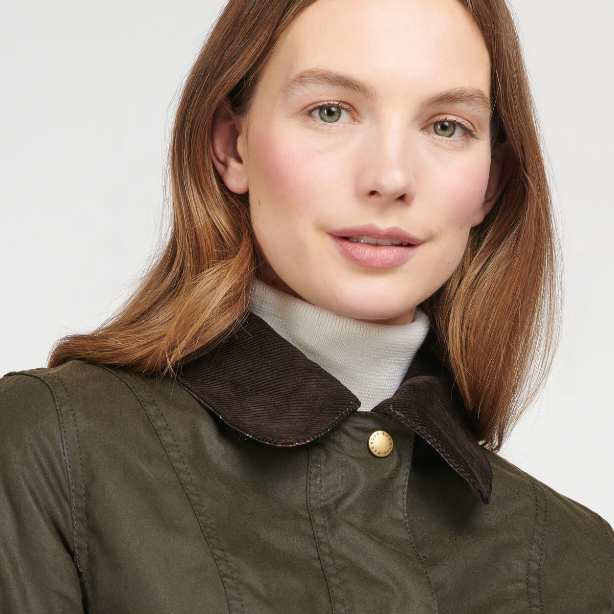 Barbour Belsay Women's Waxed Jacket | Olive