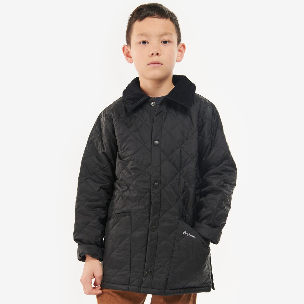 Barbour Liddesdale Quilted Boy's Jacket | Black