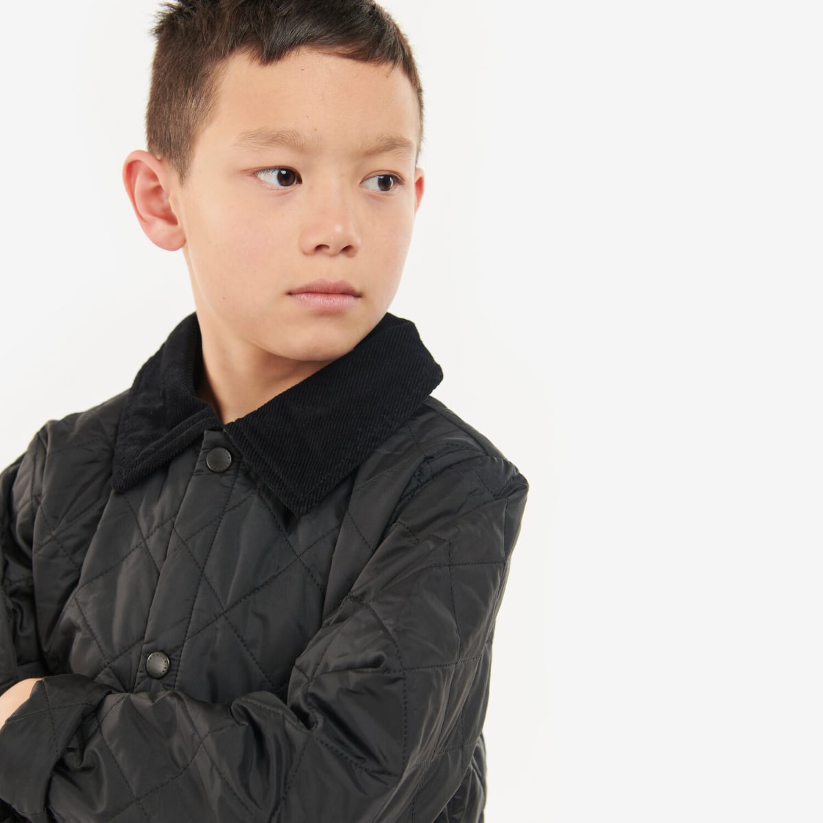 Barbour Liddesdale Quilted Boy's Jacket | Black